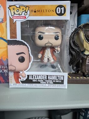 Funko Broadway Alexander Hamilton Vinyl Figure – Brown, White, Gold